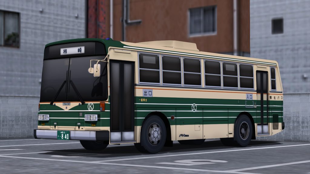 RailSimプラグイン 頸北観光バス 5E(P-LT312J) 3DCG