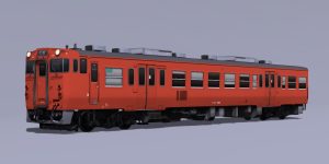 RailSimプラグイン JR四国 40系気動車 キハ47 1086 国鉄色