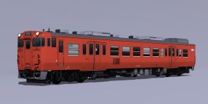 RailSimプラグイン JR四国 40系気動車 キハ47 114 国鉄色