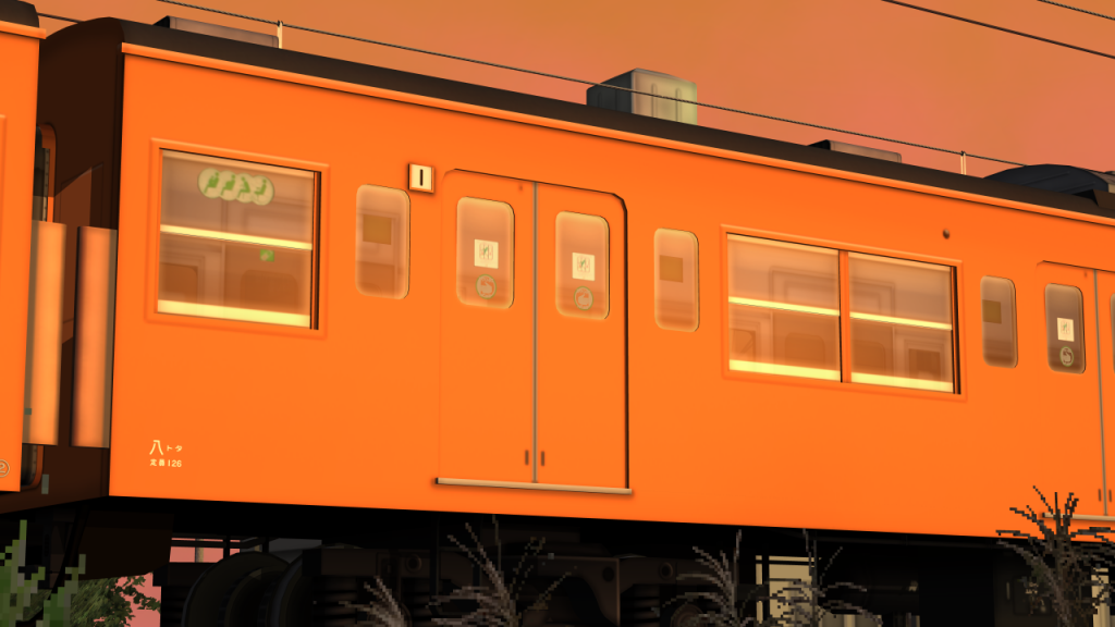 RailSimプラグイン JR東日本 201系 製作中