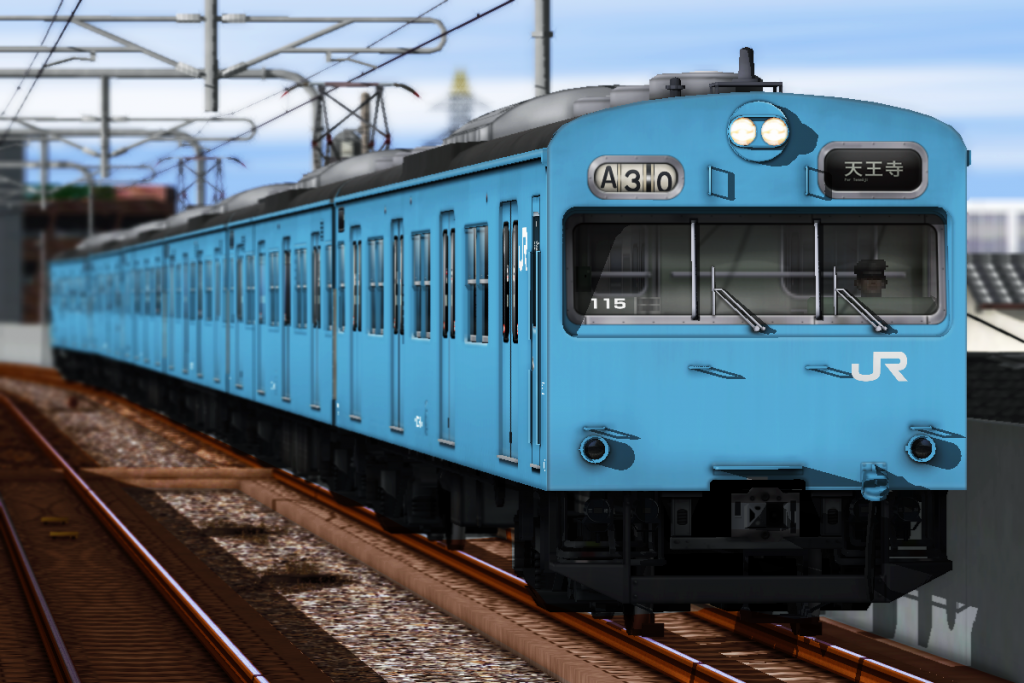 RailSimプラグイン JR西日本103系　阪和線仕様