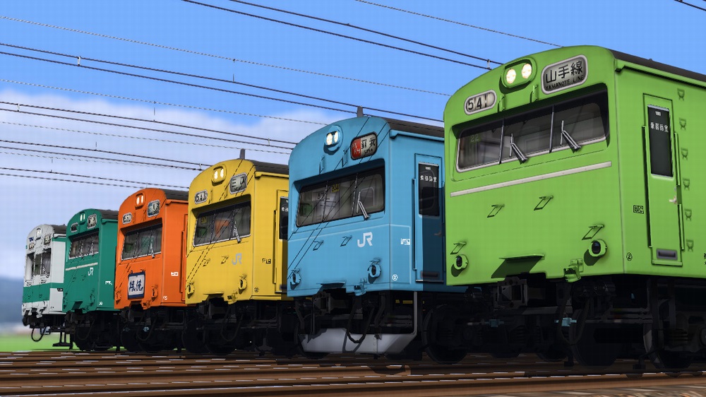 RailSimプラグイン 国鉄&JR東日本103系　首都圏仕様