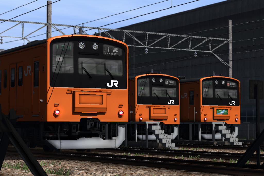 RailSimプラグイン JR東日本201系通勤型電車 中央快速線