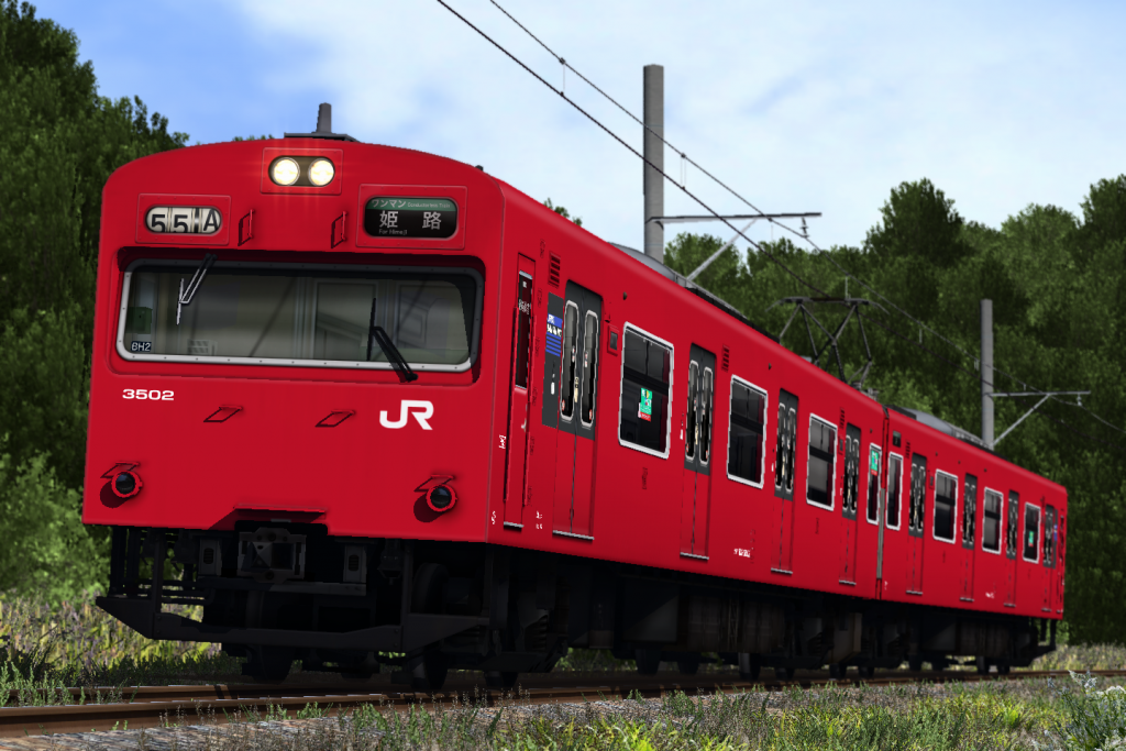 RailSimプラグイン JR西日本103系3500番台 40N体質改善車 播但線仕様