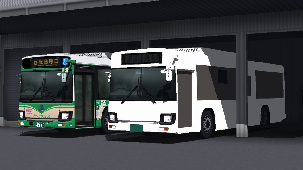 RailSim バスプラグインベース いすゞ 新型エルガ(LV290)