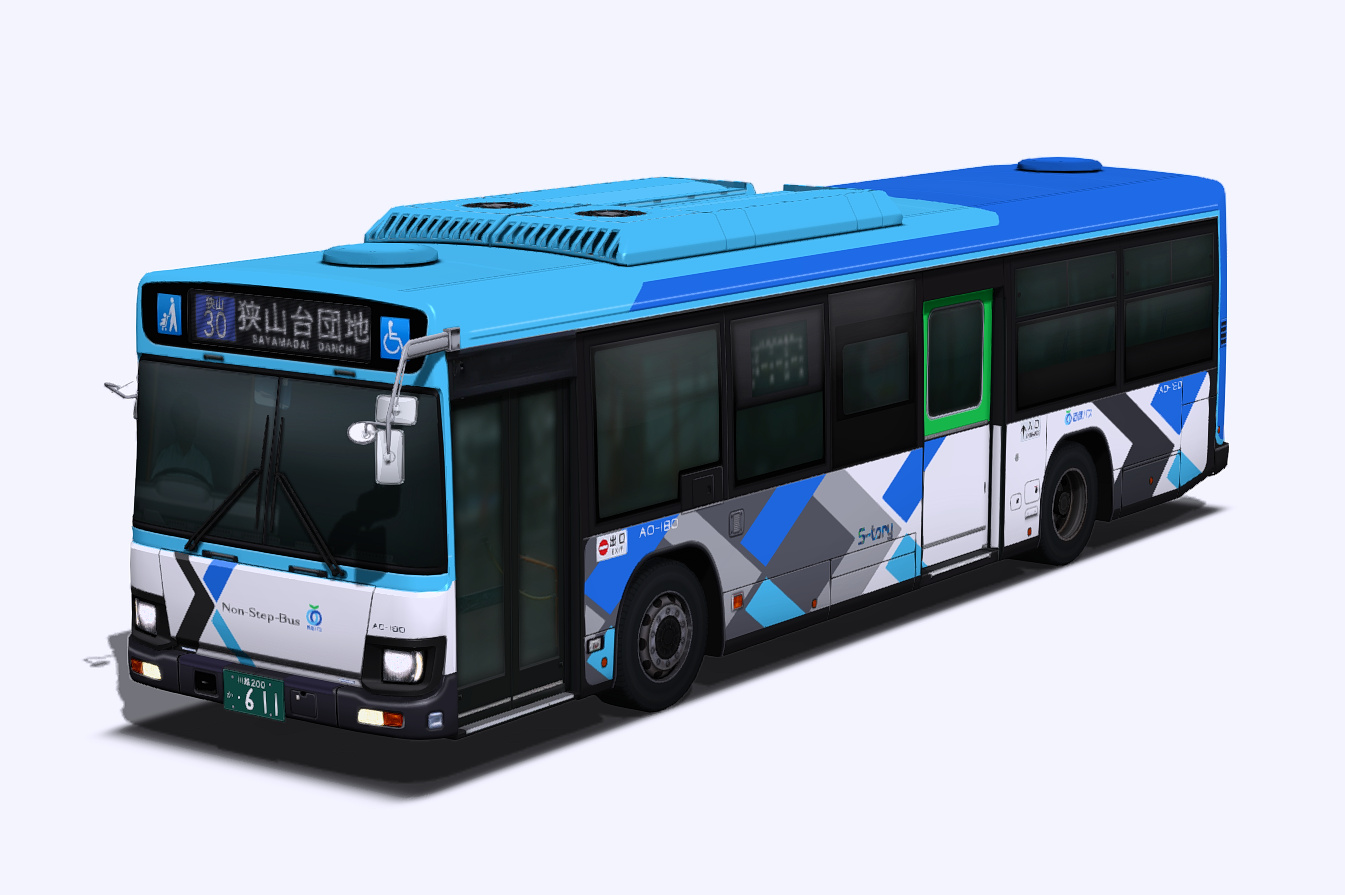 RailSimプラグイン バスコレクション いすゞエルガ/日野ブルーリボン LV290/KV290