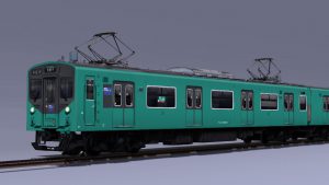 RailSim車両プラグイン JR西日本103系通勤型電車 加古川線仕様 クモハ103 3550 2パンタ車