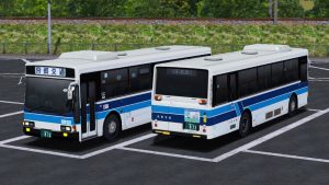 RailSim車両プラグイン 宮崎交通 キュービック ツーステップ (P-LV214M)