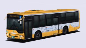 RailSimプラグイン 三菱ふそう エアロスター MP38FK 山陽バス