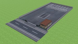 RailSim 道路 バス転回場