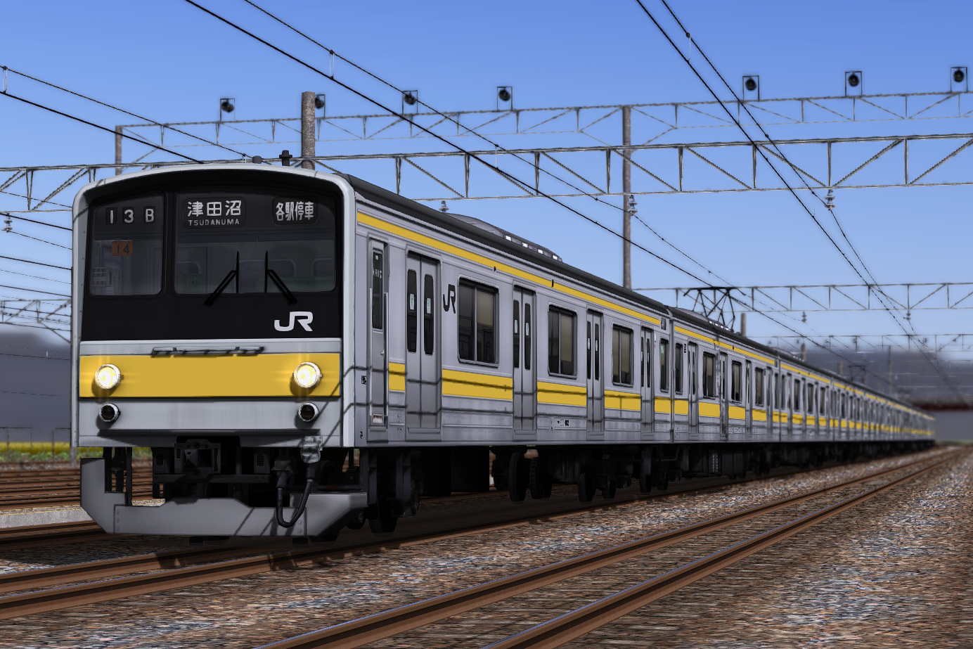 RailSim2 車両プラグイン JR東日本205系通勤型電車 中央総武緩行線仕様