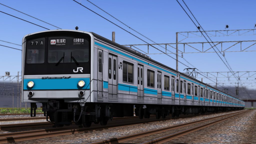 RailSimプラグイン 205系京浜東北線仕様 ウラ3編成