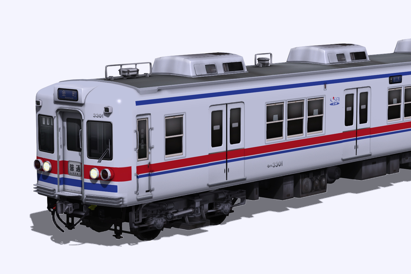 RailSimプラグイン 京成3300形