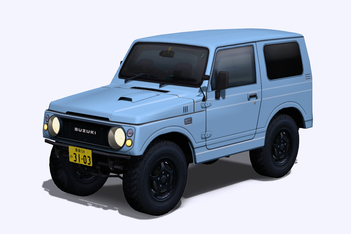 RailSimプラグイン スズキ ジムニー JS22W JIMKEN TAC仕様 カラーバリエーション