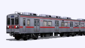 RailSim 車両プラグイン 京成電鉄3600形 3688編成 復刻ファイヤーオレンジ